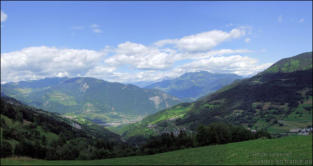 Combelouvière : montages des Alpes vers Combelouvfière