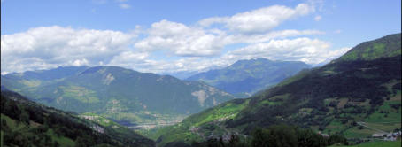 Combelouvière : montages des Alpes vers Combelouvfière