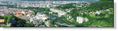 Besançon : ville et ponts, le Doubs